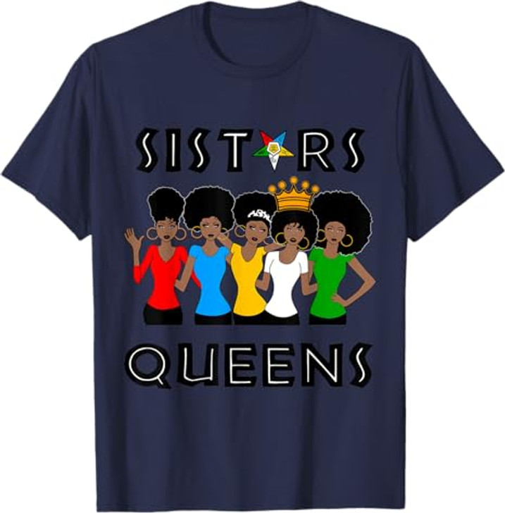 OES Sisters Queen Beautiful Crown Order of the Eastern Star T-Shirt