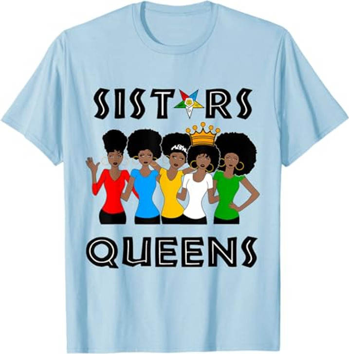 OES Sisters Queen Beautiful Crown Order of the Eastern Star T-Shirt