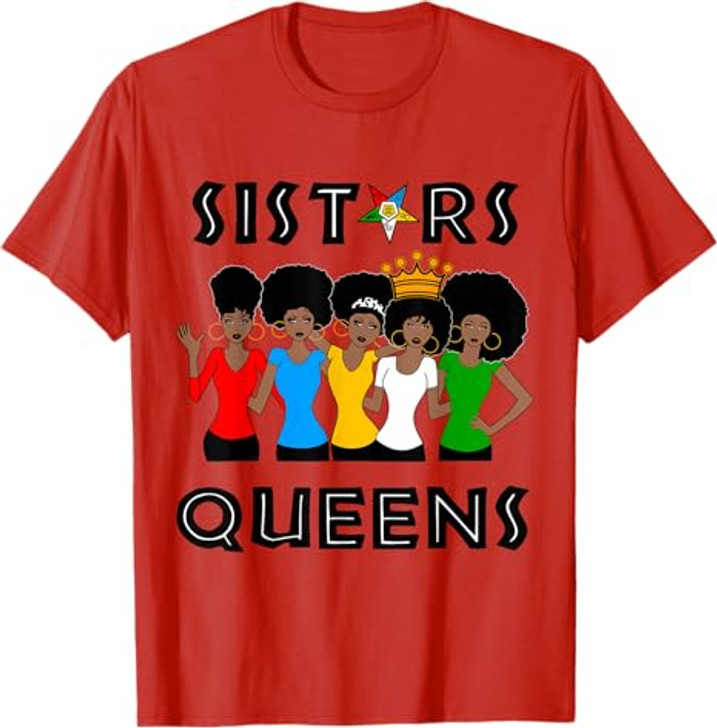 OES Sisters Queen Beautiful Crown Order of the Eastern Star T-Shirt
