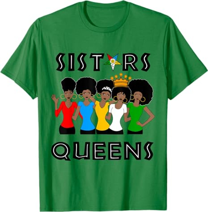 OES Sisters Queen Beautiful Crown Order of the Eastern Star T-Shirt