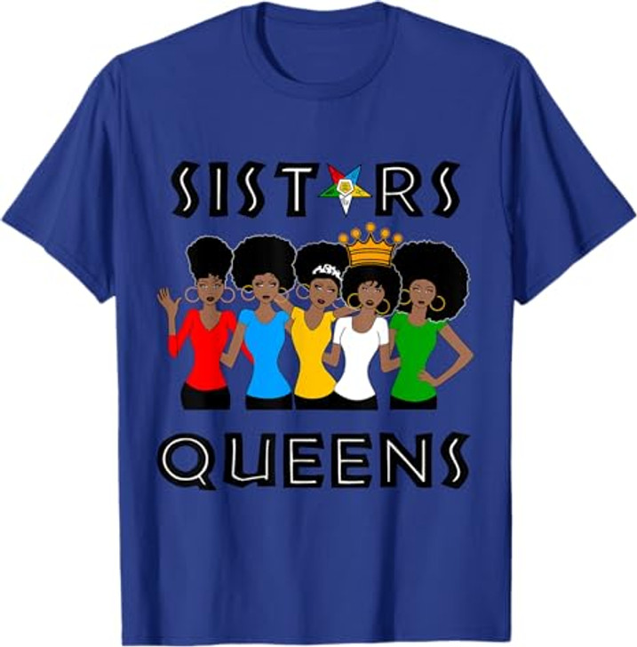 OES Sisters Queen Beautiful Crown Order of the Eastern Star T-Shirt