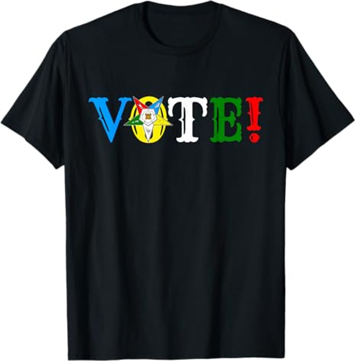OES VOTE Star Sisters Beautiful Order of the Eastern Star T-Shirt