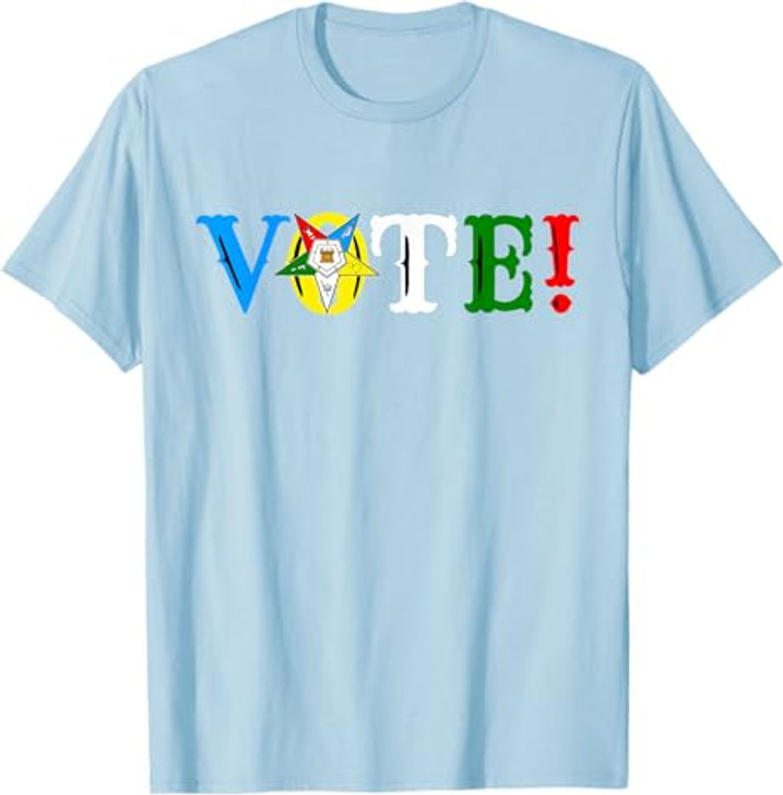 OES VOTE Star Sisters Beautiful Order of the Eastern Star T-Shirt