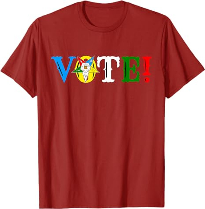 OES VOTE Star Sisters Beautiful Order of the Eastern Star T-Shirt