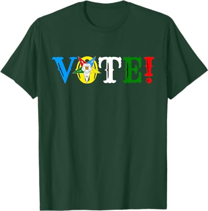 OES VOTE Star Sisters Beautiful Order of the Eastern Star T-Shirt