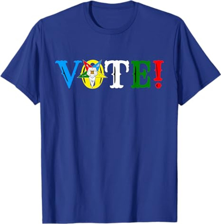 OES VOTE Star Sisters Beautiful Order of the Eastern Star T-Shirt