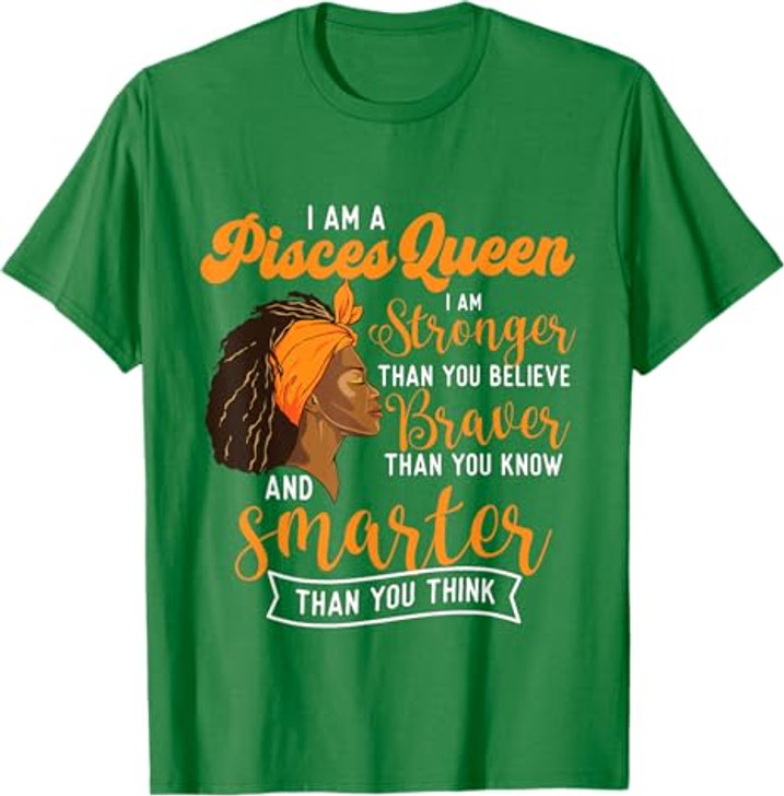 I Am A Pisces Queen - Birthday Zodiac Sign Horoscope T-Shirt