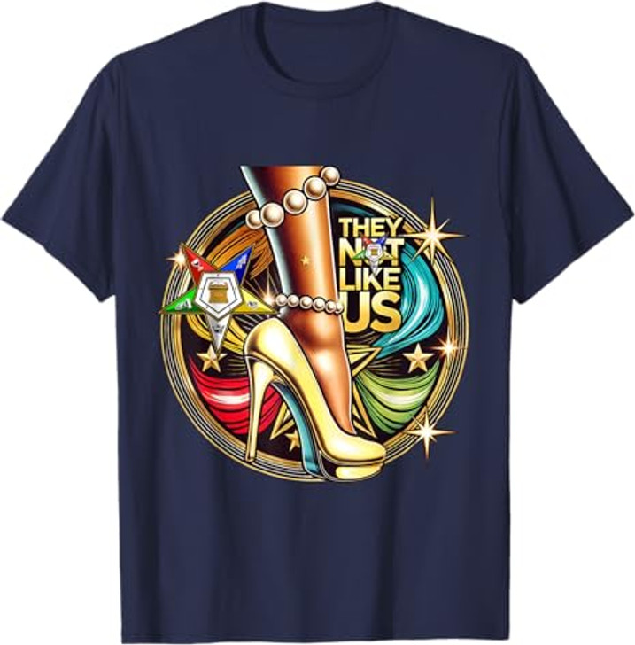 They Ain't Us OES Pearl High Heels Platform Yellow Sisters T-Shirt
