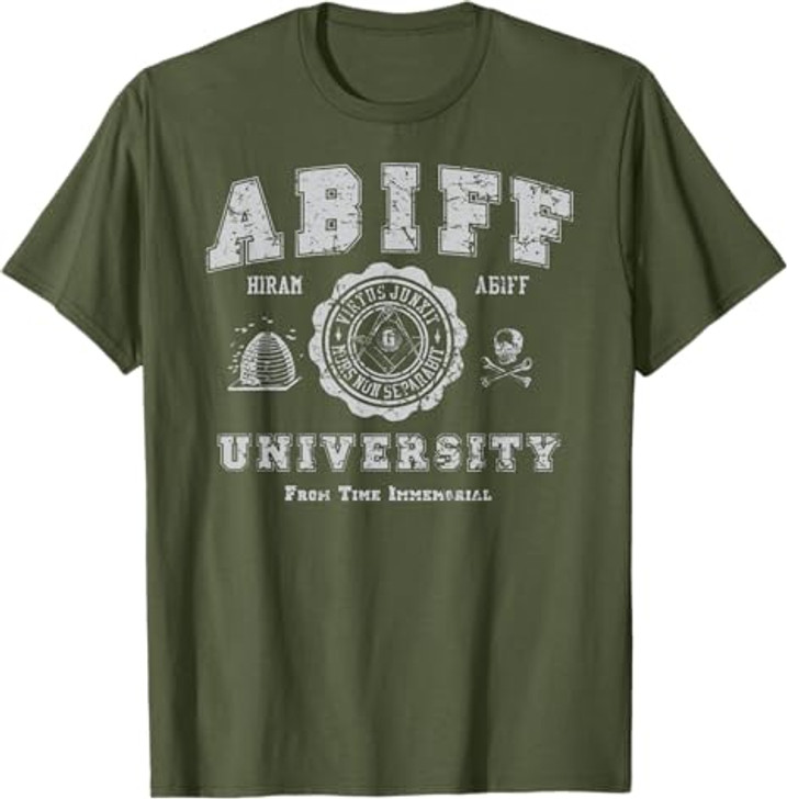 Abiff University, Masonic Tee Shirt