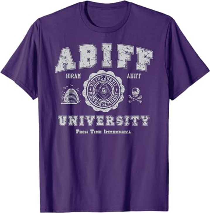 Abiff University, Masonic Tee Shirt