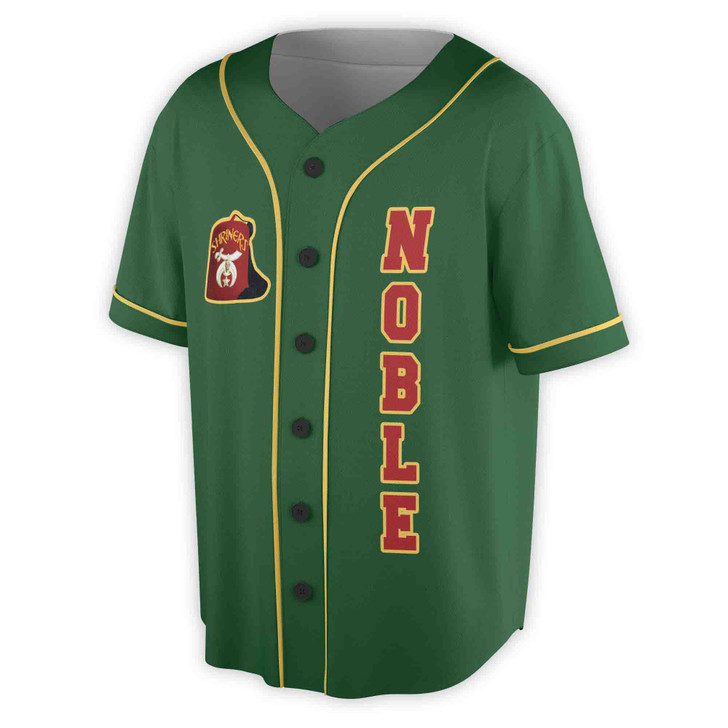 Custom Your Temple Name Noble Shriners Oasis Of Riverside Desert Of CA 3D Baseball Jersey Size S-5XL