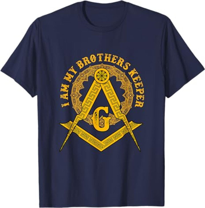 Brother Keepers Protect Compass Masonic Gift T-Shirt S-5XL
