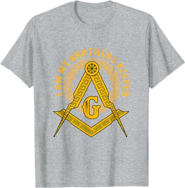Brother Keepers Protect Compass Masonic Gift T-Shirt S-5XL