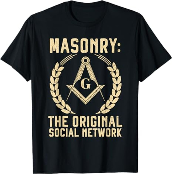 Freemason Masonic Fraternal Square and Compass T-Shirt