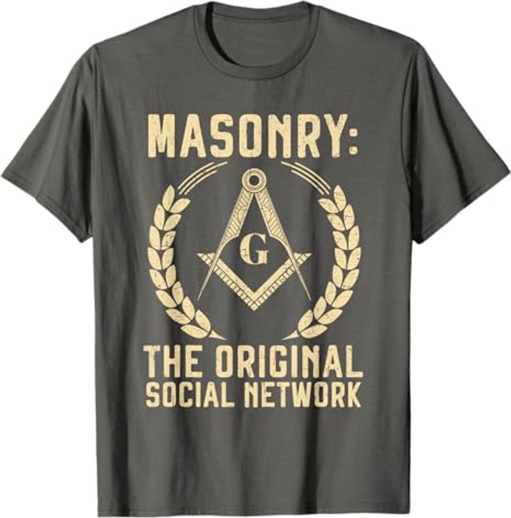 Freemason Masonic Fraternal Square and Compass T-Shirt