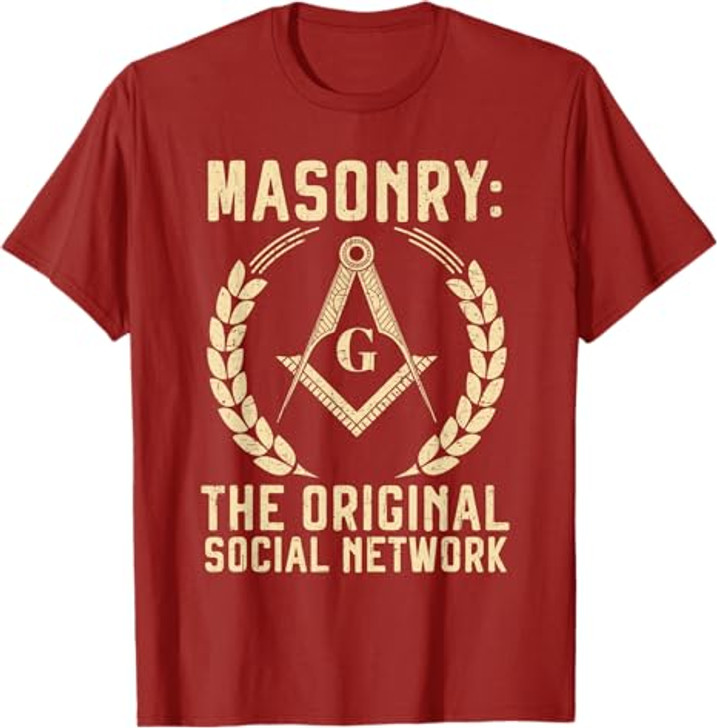 Freemason Masonic Fraternal Square and Compass T-Shirt