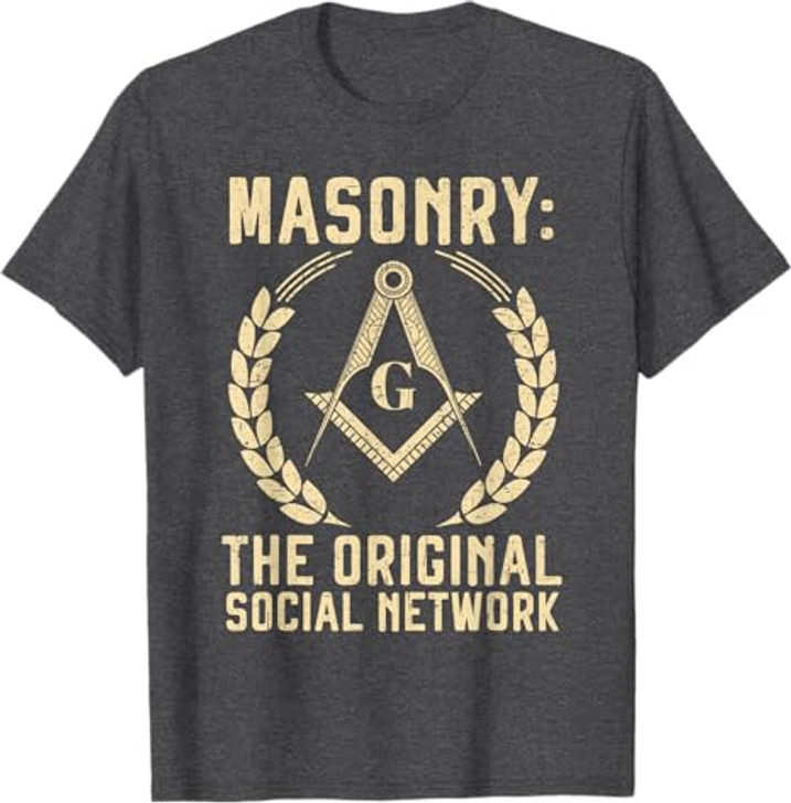 Freemason Masonic Fraternal Square and Compass T-Shirt