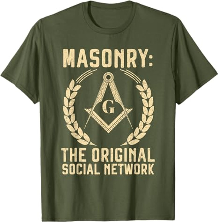 Freemason Masonic Fraternal Square and Compass T-Shirt