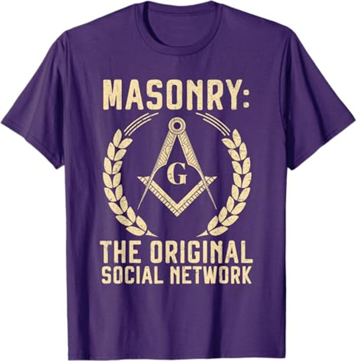 Freemason Masonic Fraternal Square and Compass T-Shirt