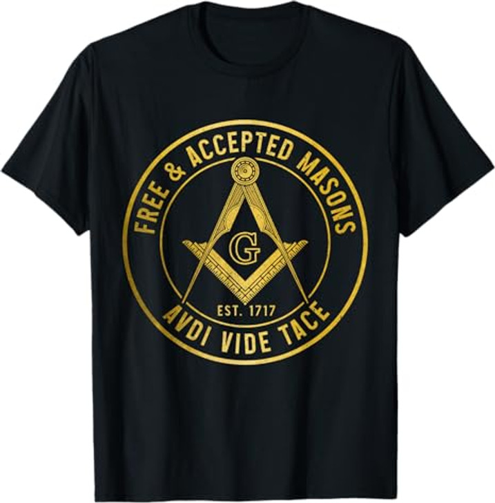 Masonic Symbol Square & Compass Shriner T-Shirt