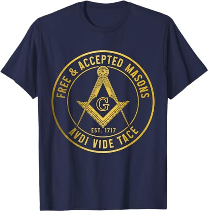 Masonic Symbol Square & Compass Shriner T-Shirt
