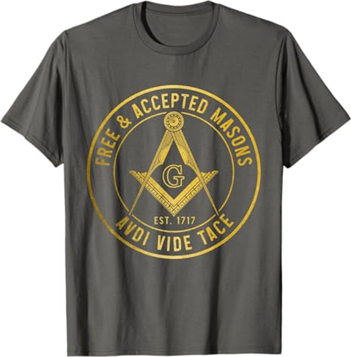 Masonic Symbol Square & Compass Shriner T-Shirt