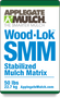 Applegate Mulch Wood-Lok SMM, 50 lb bale