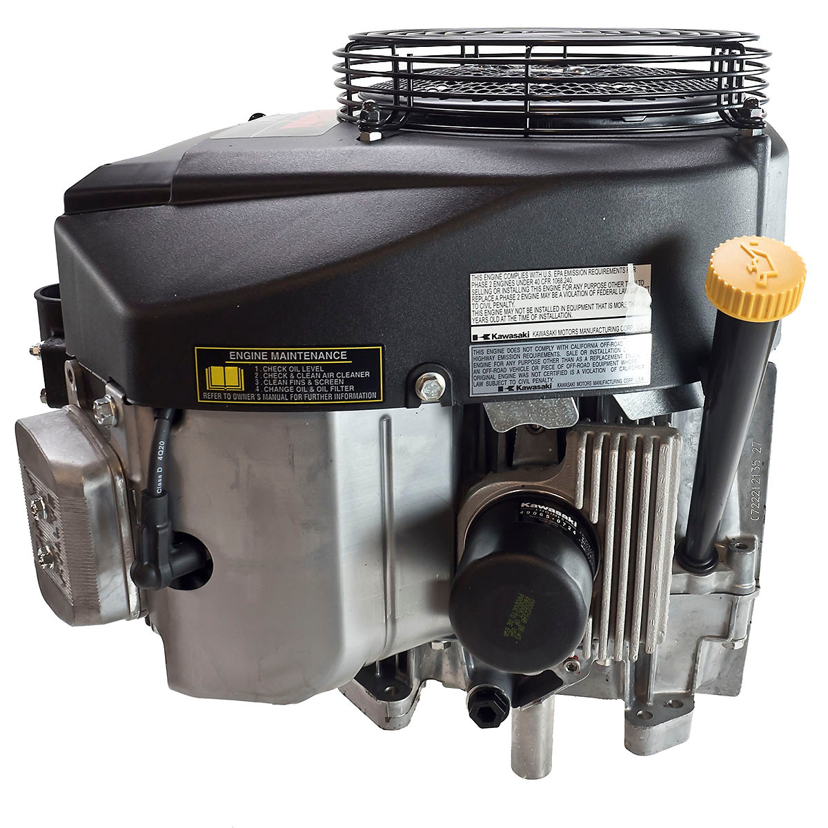 FH721V-ES24S Kawasaki FH721V-S24-S - 25hp Twin Cylinder Vertical 1-1/8 ...