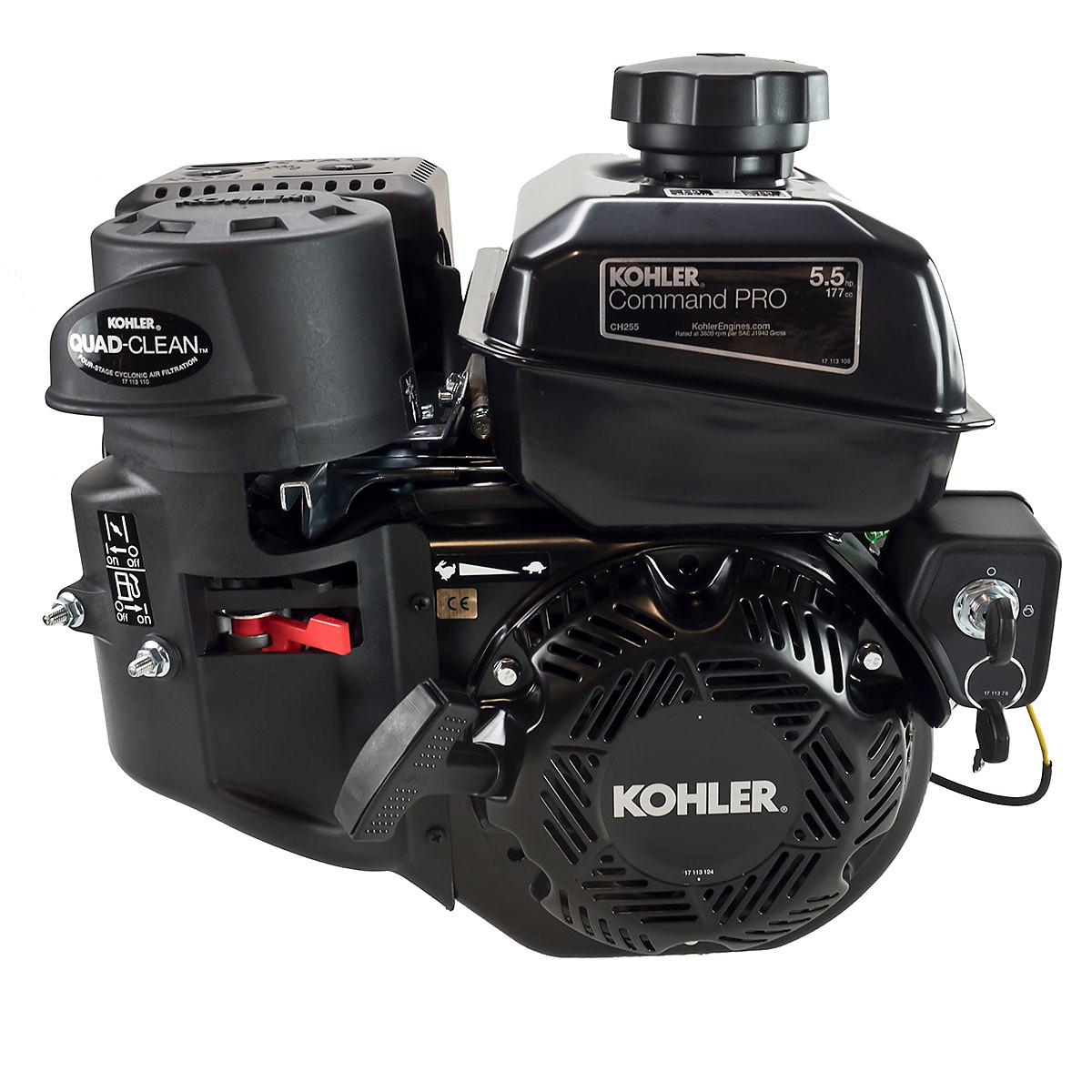PA-CH255-3021 Kohler Gas Engines, Horizontal Horizontal 3/4&quot