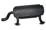 Right Muffler to  fit 18-28HP Briggs Intek Engines, Model "40", "44", and "49" Series Briggs & Stratton Engine Parts (BS-MUFFLER-63)