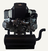 Right Muffler to  fit 18-28HP Briggs Intek Engines, Model "40", "44", and "49" Series Briggs & Stratton Engine Parts (BS-MUFFLER-63)