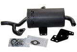 Right side Kawasaki muffler and manifold (oil filter side) for FS481V-FS541V-FS600V with gaskets, Kawasaki (KA-999990414)