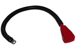 18'' Battery Cable, Top Post Lug and Ring Terminal Ends 4 GAUGE RED. (BATT-CABLE-18-R364)