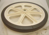 19.25" x 1-5/8" wheel for high wheel pushmowers and lawn carts, 3/4" ID Bearings, 2-1/2" Wide at Hub Misc Tire (T19X158WH-A) 19.25" x 1-5/8" wheel for high wheel pushmowers and lawn carts, 3/4" ID Bearings, 2-1/2" Wide at Hub Misc Tire (T19X158WH-A)
