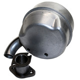 47-008 Muffler and manifold for "21", "28", and "31" series Briggs & Stratton Engine Parts (BS-47008)