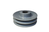 Double groove pulley for JD400 1" shaft, 4.45" OD Georgetown Hydraulics Conversion Kit Parts (2AK46-1)