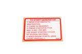 78549GS DECAL, ELEC START Generac Portables Engine Parts (GEN-78549GS)