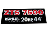 Simplicity Decal ZTS 7500 20HP (SIM-1732474SM)