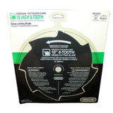 OREGON 91221 Grass Cutting Blade 10" Diameter 8 Tooth Oregon Handheld Equipment Parts (OR-91221)