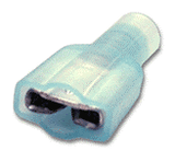 16-14 Blue push on connector, Waytek Wire (31513)