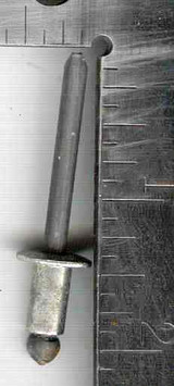 RIVET Grip Range .063/.250 Hole Size .257/.261 2000 per case, SD84BS Tool, Unbranded (RIVET-SD84BS) RIVET Grip Range .063/.250 Hole Size .257/.261 2000 per case, SD84BS Tool, Unbranded (RIVET-SD84BS)