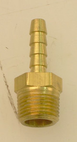 3/8" Male Thread to 1/4" hose barb Pressure Washer Fitting Misc Pressure Washer Parts (PW-FIT-38-HOSEBARB)