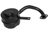 Muffler for John Deere LT155 conversion kit with Briggs Engine (JD-LT155-MUFF-BV)