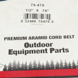 BELT 1/2" X 75" Oregon Lawnmower Parts (OR-75475)
