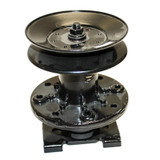 aftermarket Spindle Quill Assembly 2" blade saddle, 4-3/4" pulley, 6-1/4" overall height,  Lawnmower Parts, American Yard Products (B1SB1170)