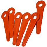 Weed Slasher, Replacement Cutting Blades, 6 Pack Snow Thrower Parts (213373S)