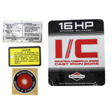 BRIGGS KIT-LABEL 491258 Briggs & Stratton Engine Parts (BS-491258)
