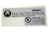 ECHO LABEL, KICKBACK WARNING 89011439433 Echo (EC-89011439433)