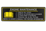 KAWASAKI LABEL-MANUAL 56033-7001 Kawasaki Engine Parts (KA-560337001)