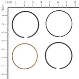 792026 Ring Set STD fits 201400, 202400, 203400, 204400, 205400, 206400, "44" series Intek Twins Briggs & Stratton Engine Parts (BS-792026)
